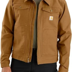 Men’s Carhartt Rugged Flex Relaxed Fit Duck Jacket Max Jackets