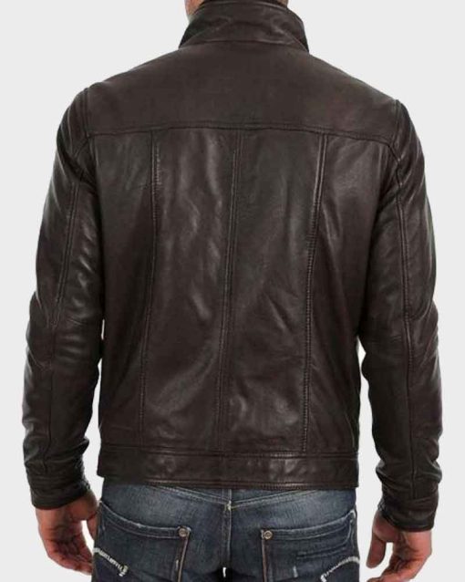 Black Mens Standard Buttoned Jacket Max Jackets