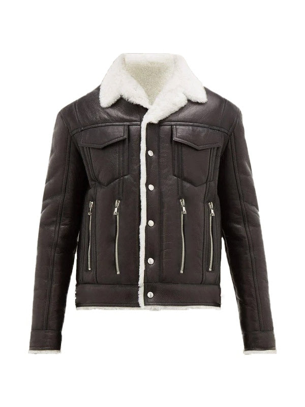 Men Streetstyle Shearling Jacket Max Jackets