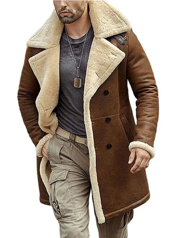 Men's Fur Shearling Leather Coat Max Jackets