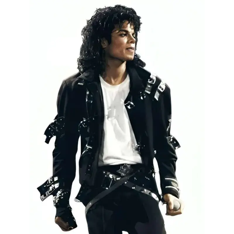 Michael 2026 Jaafar Jackson Black Belted Jacket