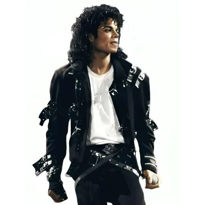 Michael 2026 Jaafar Jackson Black Belted Jacket