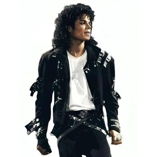 Michael 2026 Jaafar Jackson Black Belted Jacket