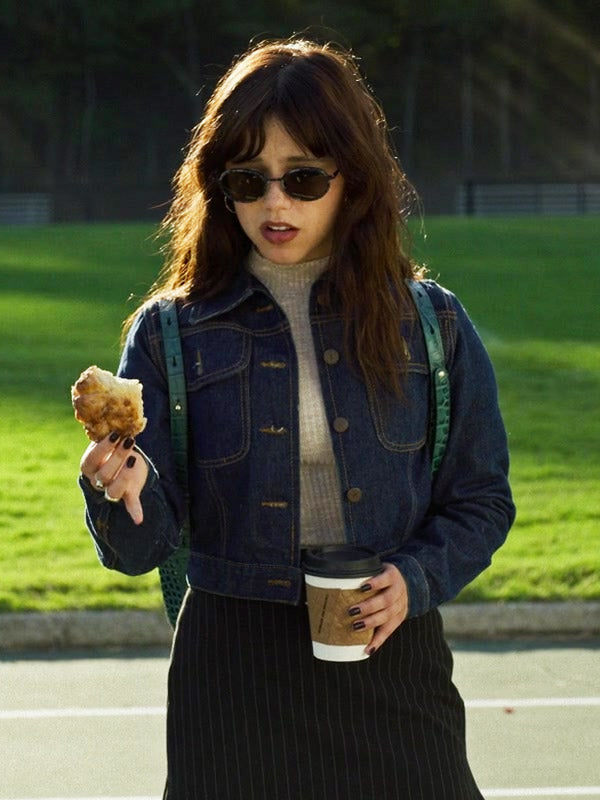 Miller’s Girl Jenna Ortega Blue Denim Jacket Max Jackets