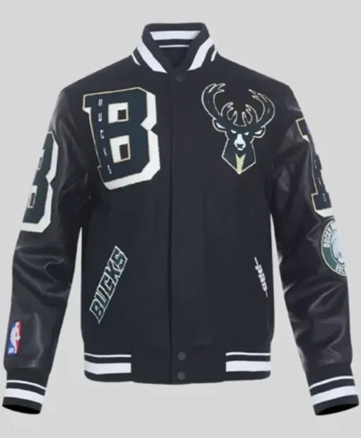 Milwaukee Bucks Mashup Varsity Jacket
