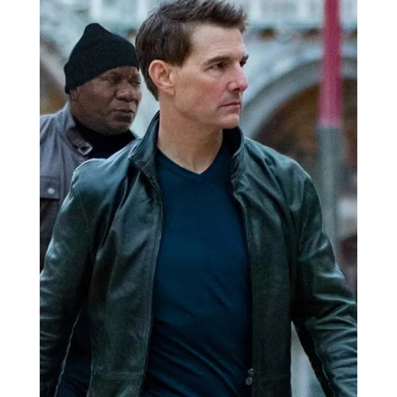 Tom Cruise Mission Impossible Dead Reckoning Leather Jacket Max Jackets