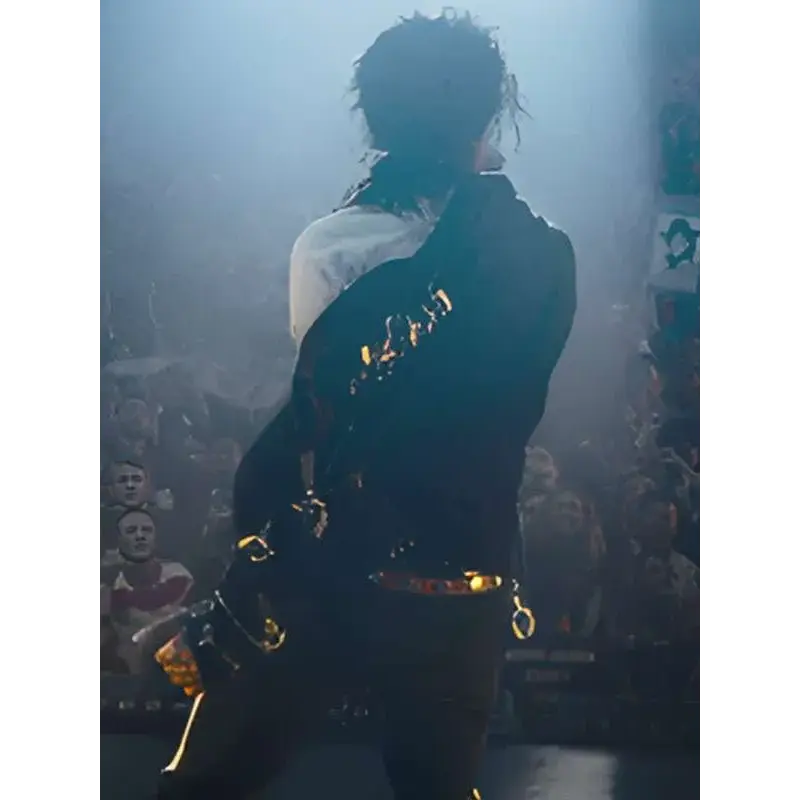 Michael 2026 Jaafar Jackson Black Belted Jacket