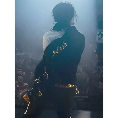 Michael 2026 Jaafar Jackson Black Belted Jacket