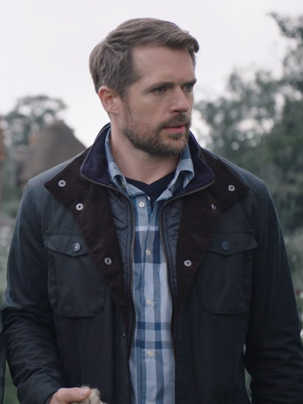 Christmas At Plumhill Manor 2024 Kyle Pryor Black Jacket Max Jackets