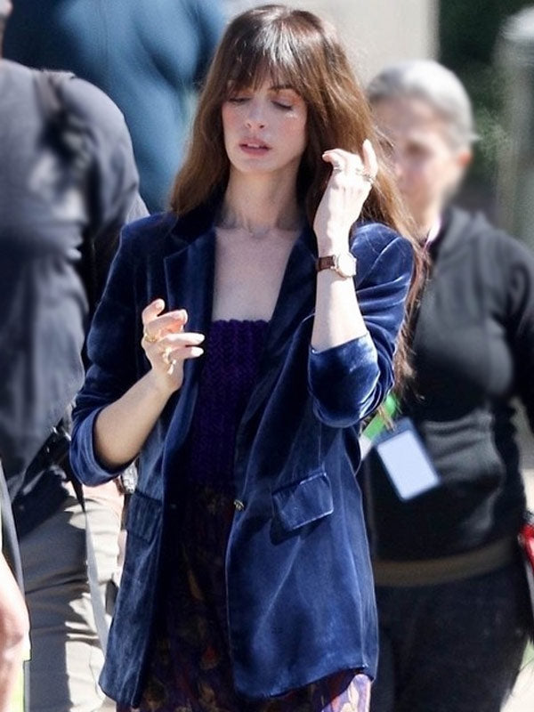 Anne Hathaway The Idea Of You Blue Blazer Max Jackets