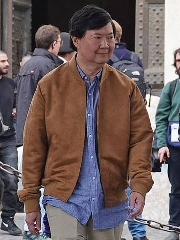 My Spy The Eternal City 2024 Ken Jeong Brown Jacket Max Jackets