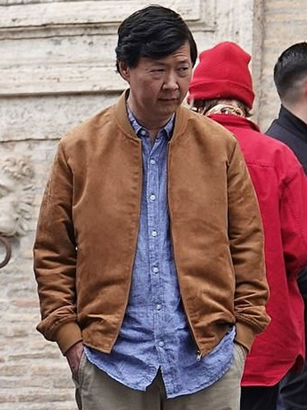 My Spy The Eternal City 2024 Ken Jeong Brown Jacket Max Jackets