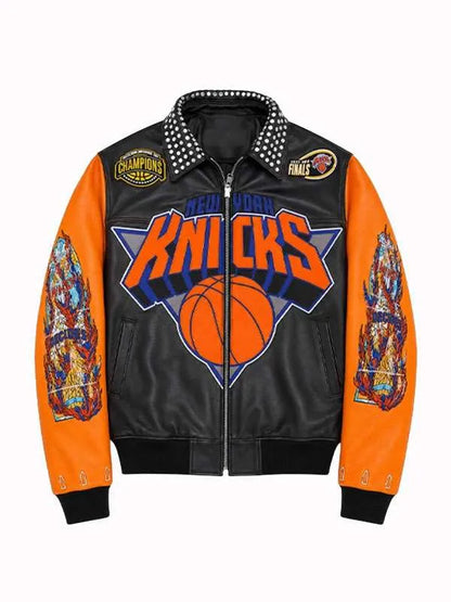 New York Knicks Championship 2026 Leather Jacket