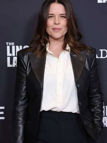 The Lincoln Lawyer 2026 Neve Campbell Leather Blazer