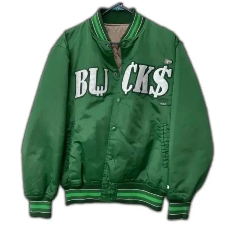 10 Deep Milwaukee Bucks Green Jacket Max Jackets