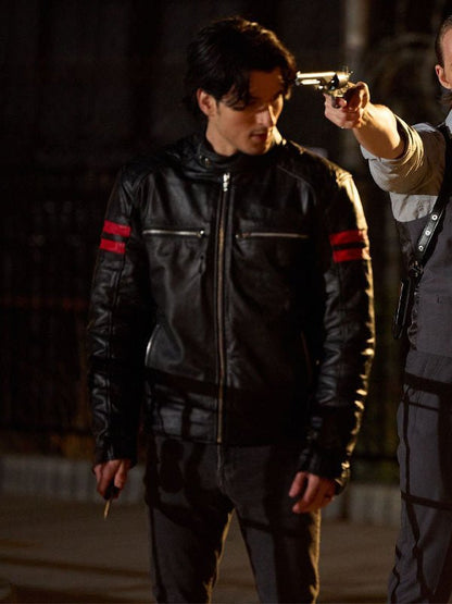 Headless Horseman Brandon Black Leather Jacket