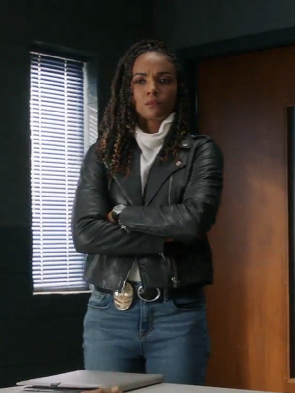 The Rookie S06 Nyla Harper Leather Jacket Max Jackets