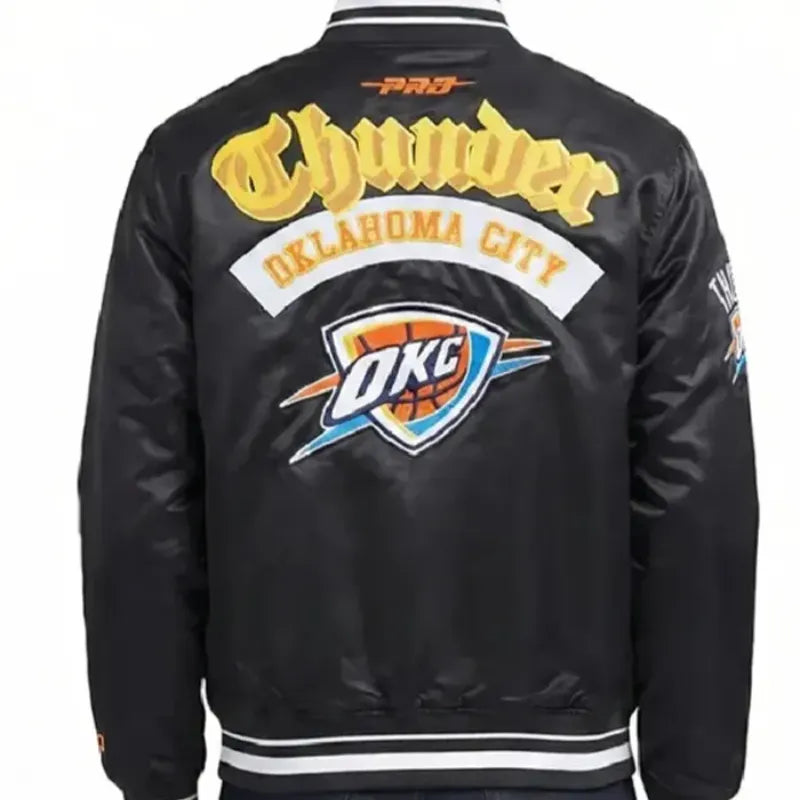 Thunder Best of Rib Oklahoma City Satin Jacket