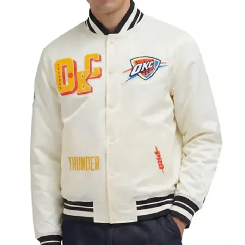 Thunder Best of Rib Oklahoma City Satin Jacket