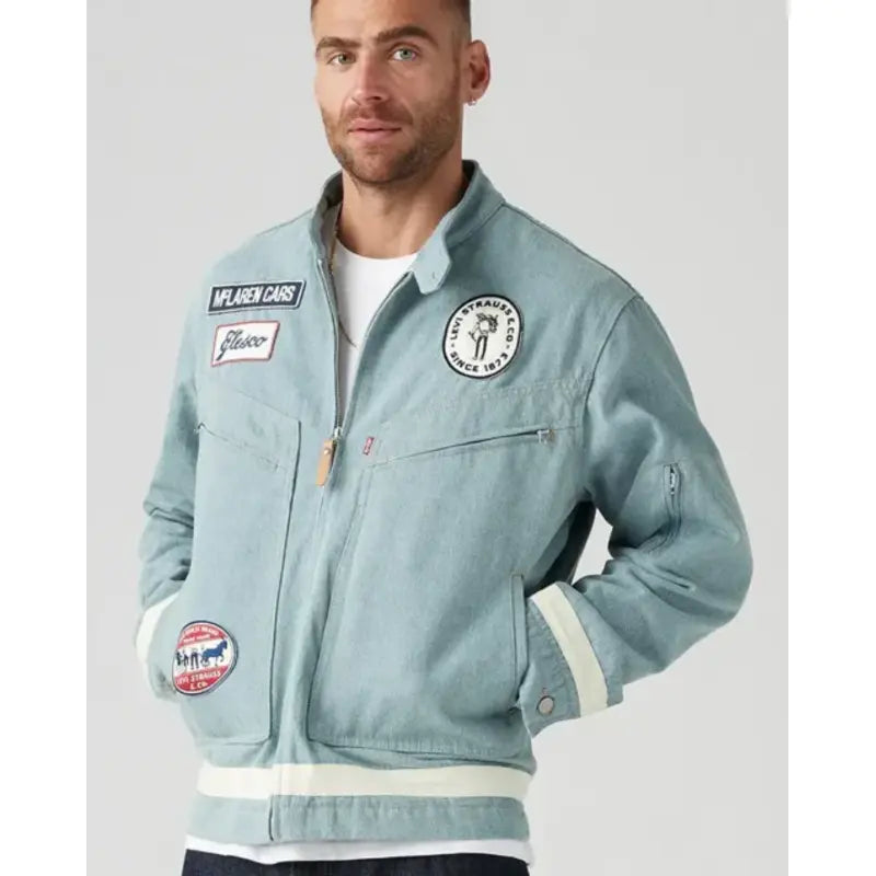 Levi’s x McLaren Light Indigo Cotton Racing Jacket Vintage Jacket