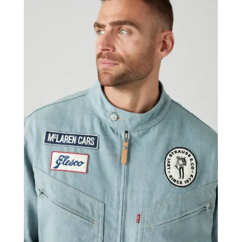 Levi’s x McLaren Light Indigo Cotton Racing Jacket Vintage Jacket