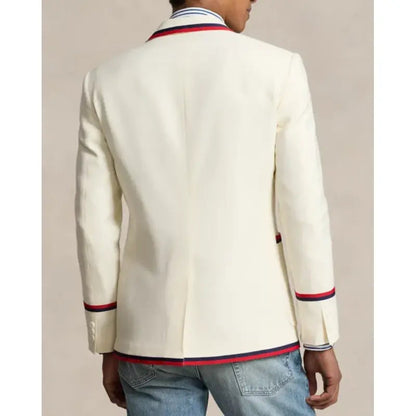 Polo Ralph Lauren Team USA Flagbearer 2024 Olympic White Blazer Vintage Jacket