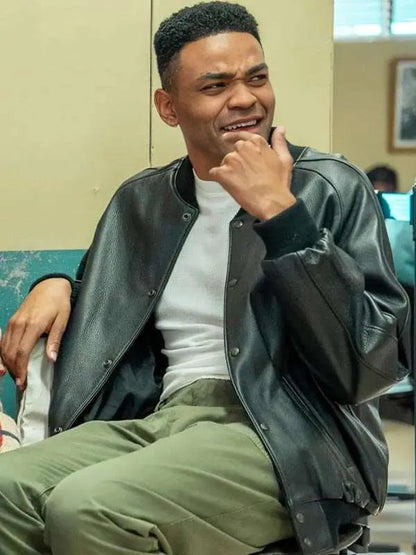 Owen Thiele Adults S01 Black Leather Jacket Max Jackets