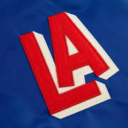 PCL LA Angels Royal Varsity Satin Jacket