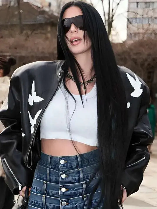 PFW 2026 Camilla Araujo Leather Jacket