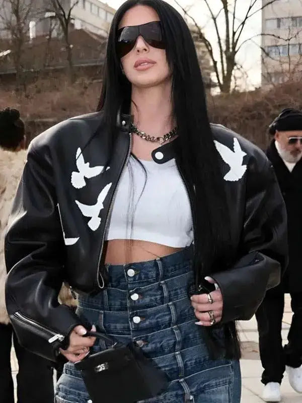 PFW 2026 Camilla Araujo Leather Jacket