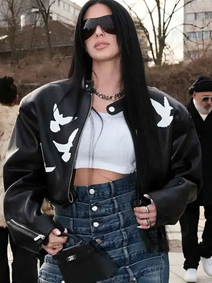 PFW 2026 Camilla Araujo Leather Jacket