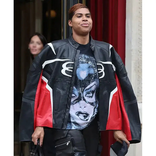 PFW 2026 EJ Johnson Moto Leather Jacket