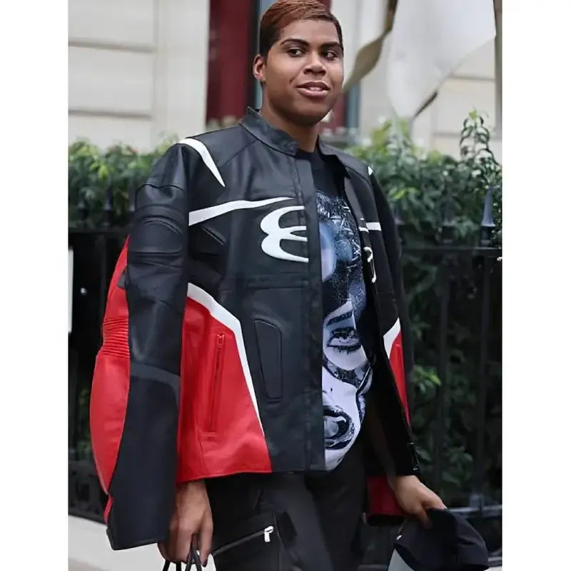 PFW 2026 EJ Johnson Moto Leather Jacket
