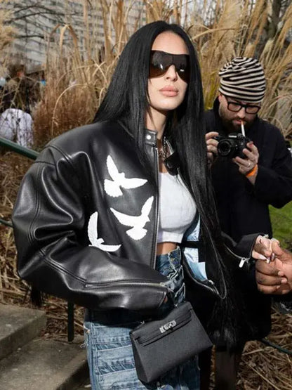 PFW 2026 Camilla Araujo Leather Jacket