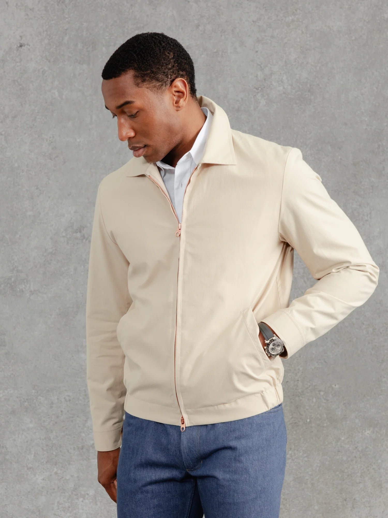 The Drizzler Silk Bomber - Alabastar Max Jackets