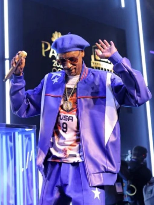 Paris 2024 Olympics Snoop Dogg Purple Jacket Max Jackets