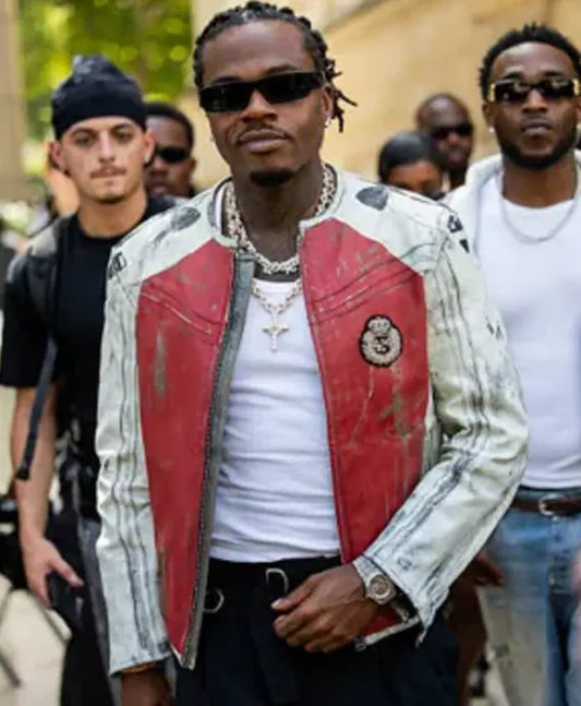 Paris Fashion Week 2026 Gunna Leather Jacket
