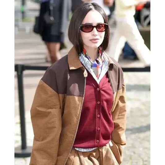 Paris Fashion Week Sofia Carson Jacket