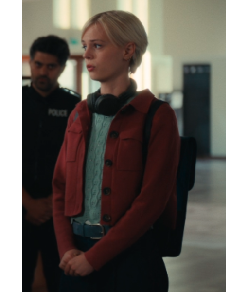 Patience S02 Ella Maisy Purvis Wool Cardigan