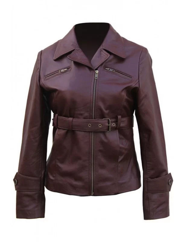 PEGGY CARTER BROWN LEATHER JACKET Max Jackets