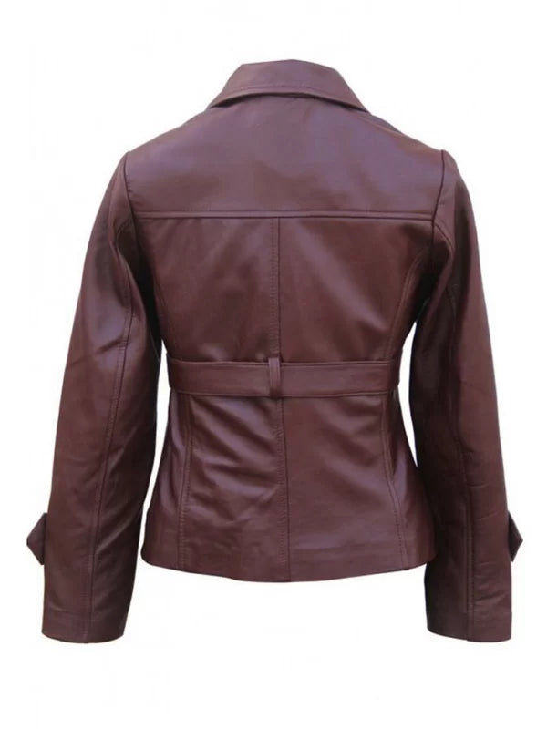 PEGGY CARTER BROWN LEATHER JACKET Max Jackets