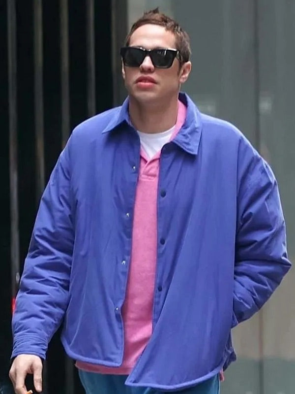 Pete Davidson American Comedian Blue Cotton Jacket Max Jackets