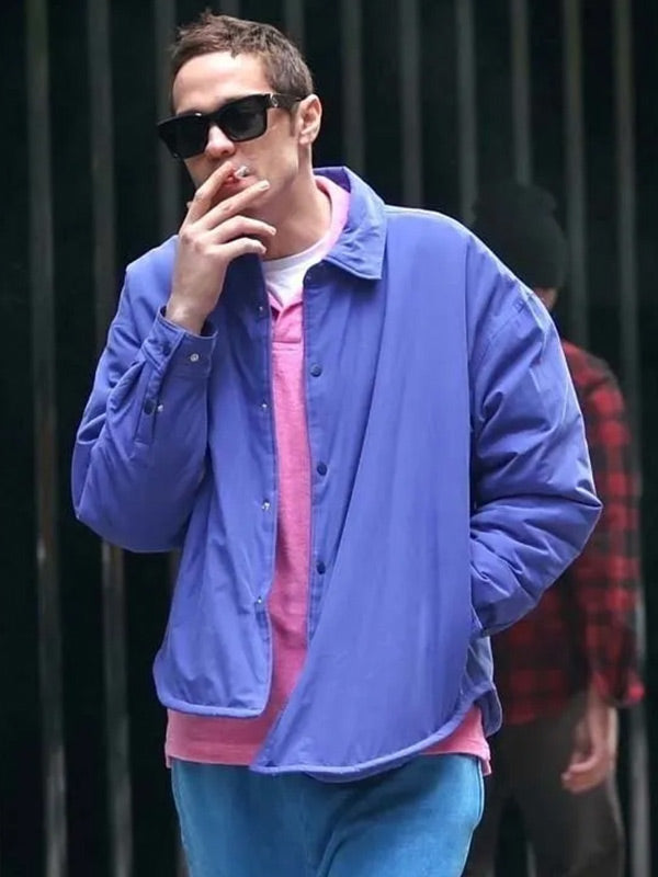 Pete Davidson American Comedian Blue Cotton Jacket Max Jackets