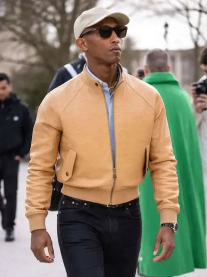 Pharrell Williams Paris Fashion Week Bomber Jacket