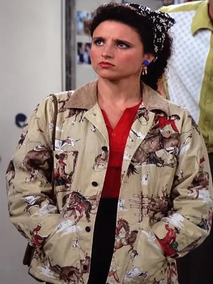 Julia Louis-Dreyfus TV Series Seinfeld Elaine Benes Polo Ralph Lauren Western Jacket