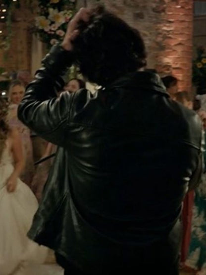 Power Ballad Paul Rudd Black Leather Jacket