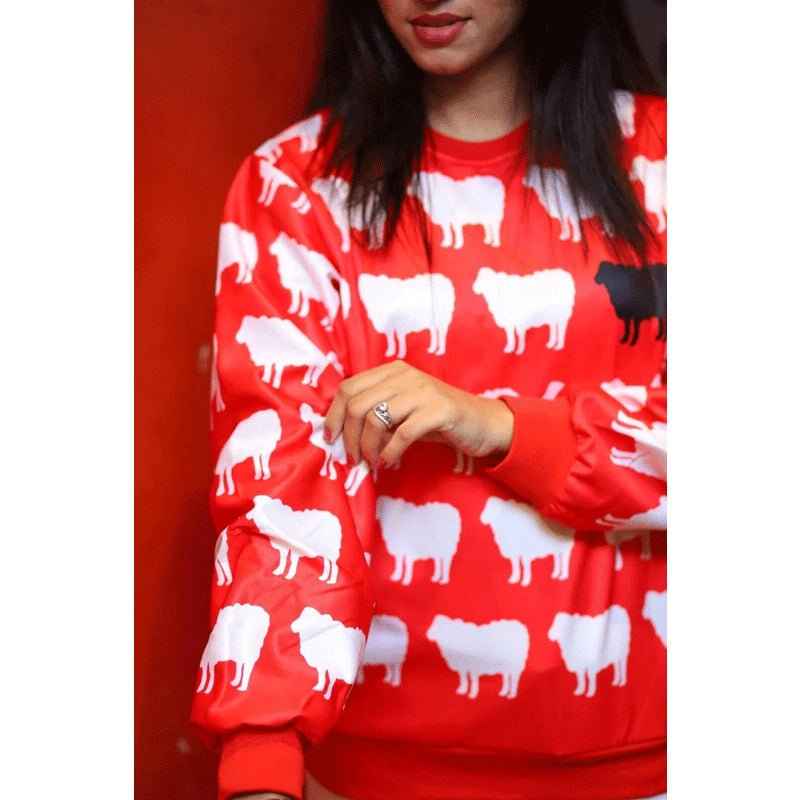 Princess Diana Black Sheep Sweater