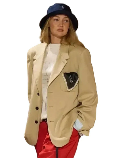 YFW 2026 inspired Gigi Hadid blazer