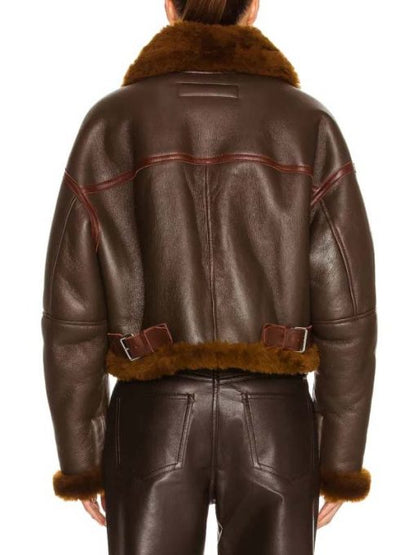 Margaux Lignel Real Girlfriends in Paris Leather Jacket