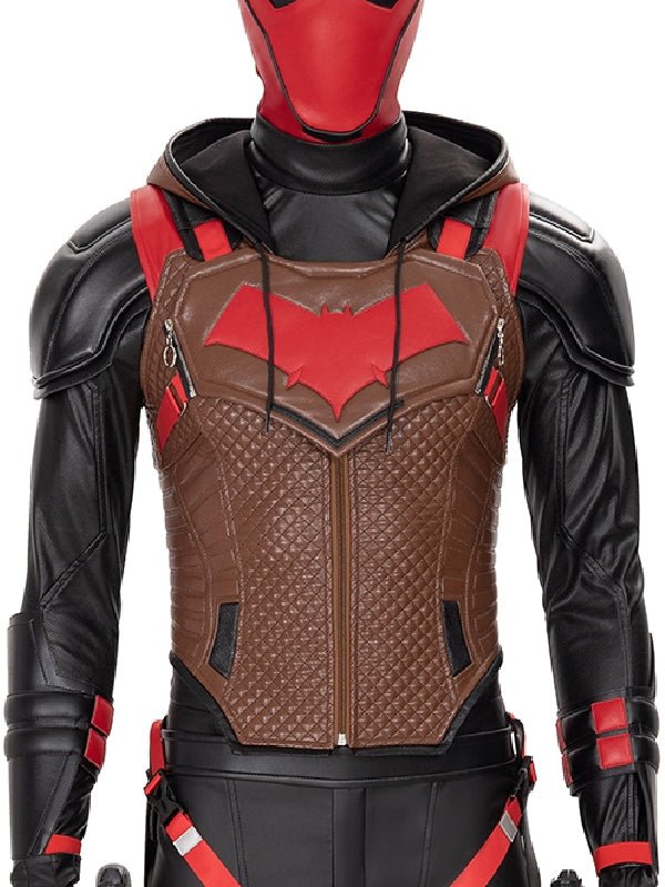 Gotham Knights Redhood Brown Leather Vest
